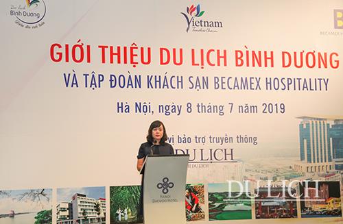Phó Tổng cục trưởng TCDL Nguyễn Thị Thanh Hương phát biểu tại chương trình